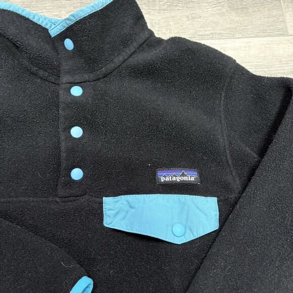 Vintage Patagonia Synchilla XS Snap T Fleece Pullover Sweater Womens - Picture 2 of 6
